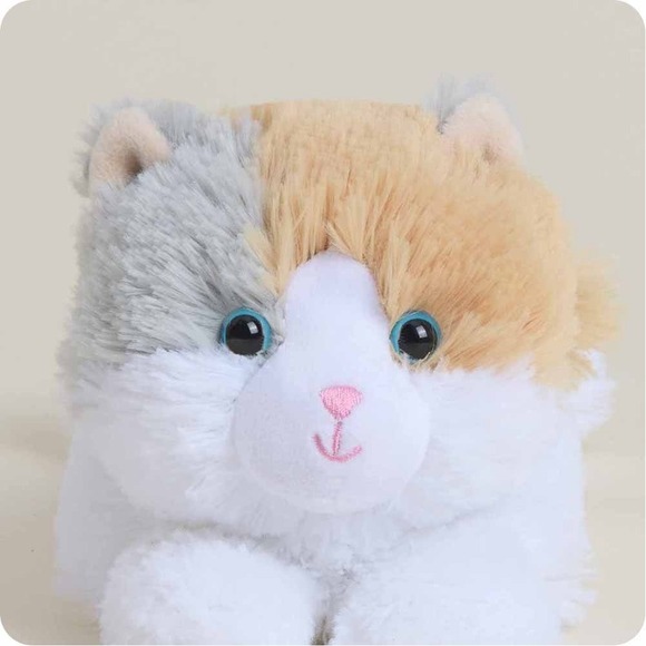 Warmies Cat Microwavable French Lavender Scented Plush Calico Cat NEW WITH TAGS - Picture 2 of 13